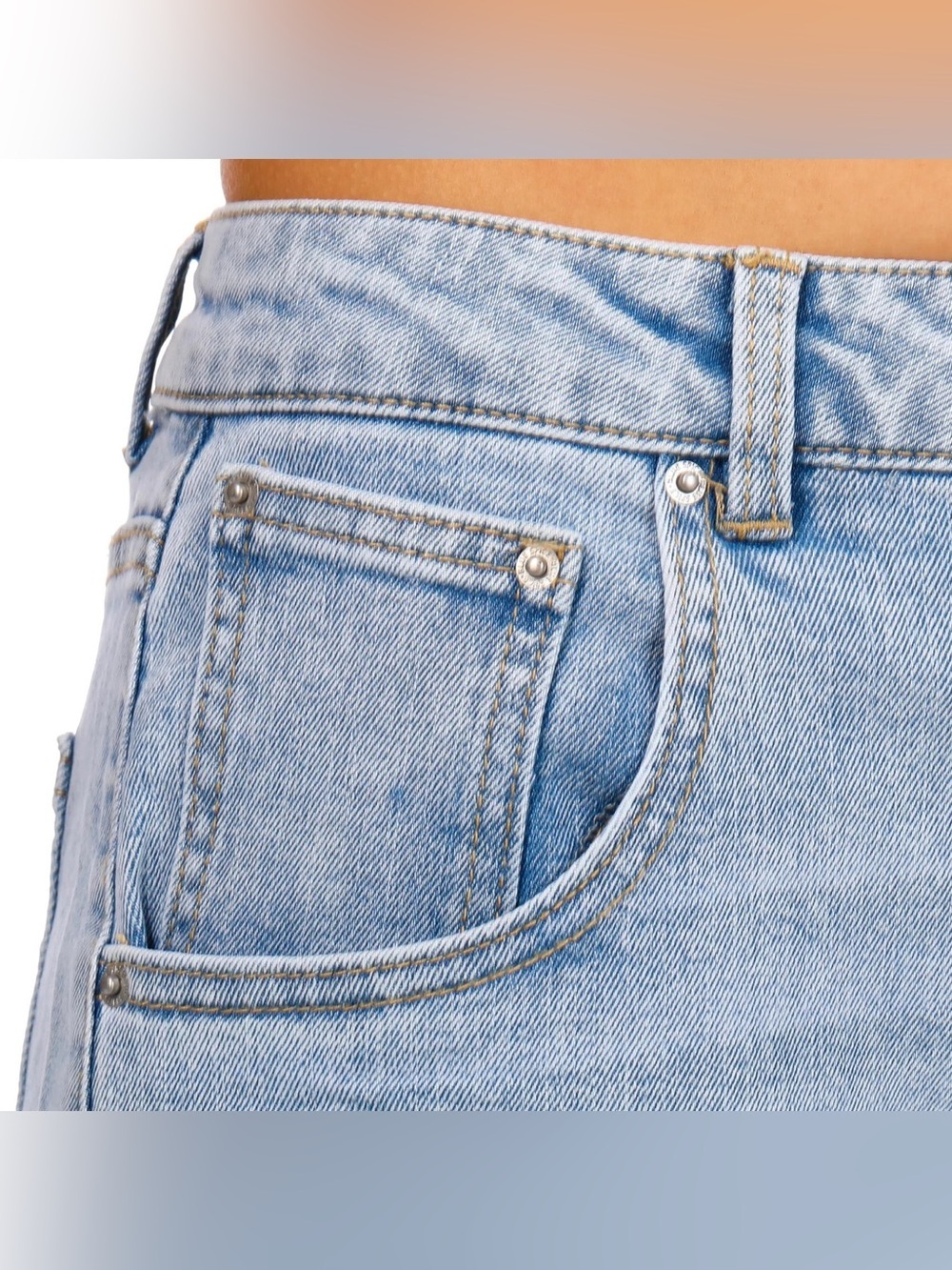 Blue Spice Mid Rise Barrel Leg Jeans, Sz 13 - Picture 4 of 7